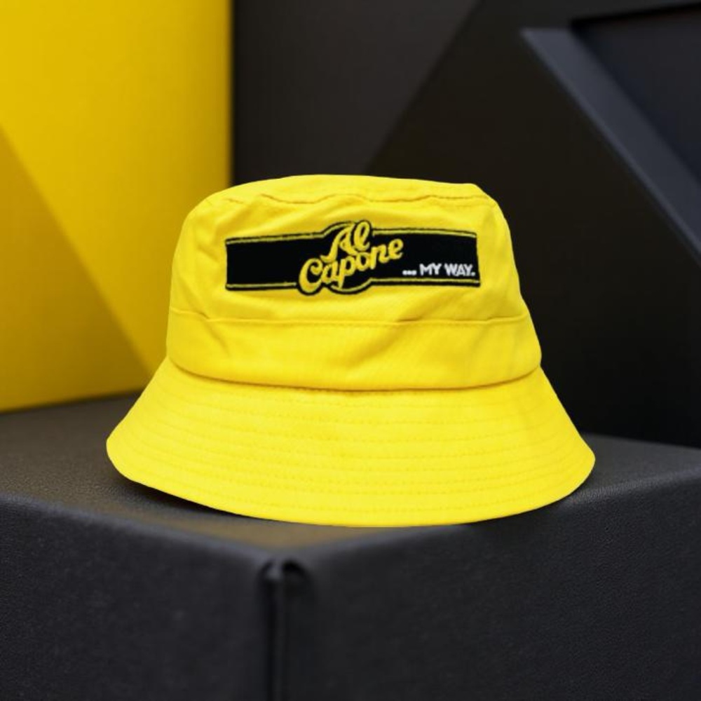 'My Way' Yellow Bucket Hat - Fashionable Men's Hat